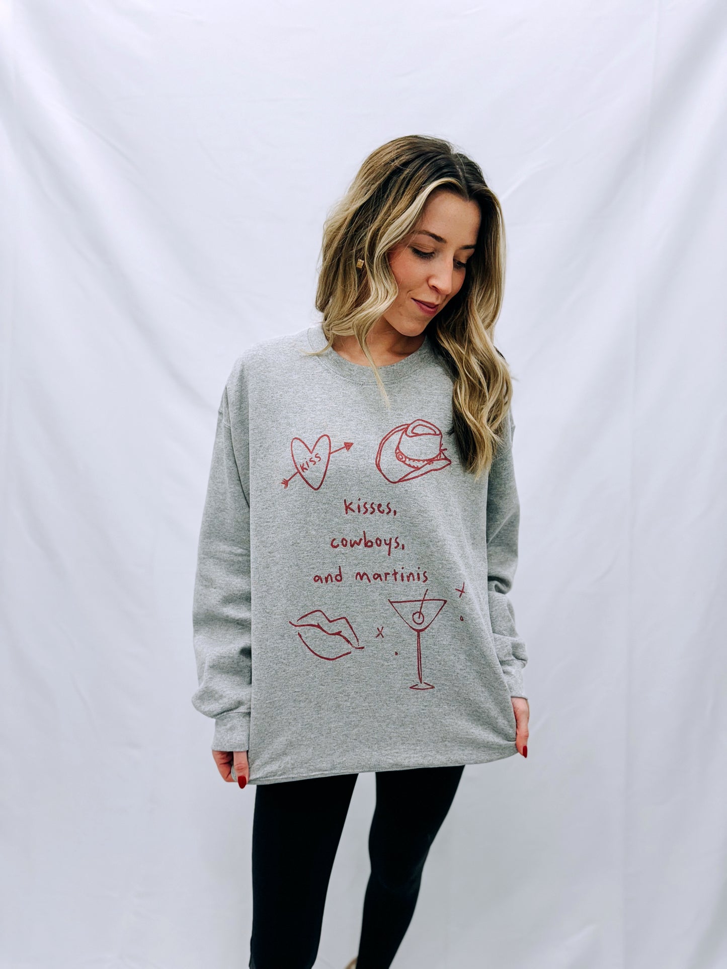 Kisses and Cowboys Sweatshirt