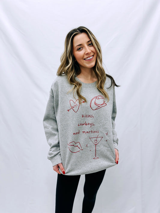Kisses and Cowboys Sweatshirt