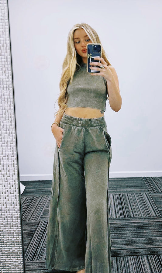Cool Girl Set-Olive