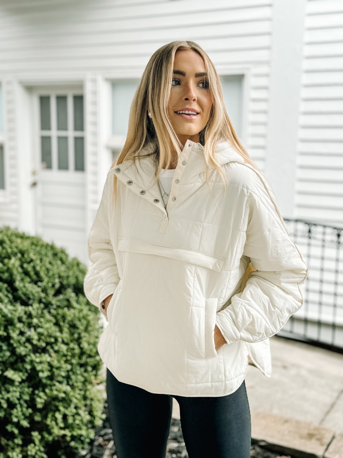 Aria Quilted Pullover
