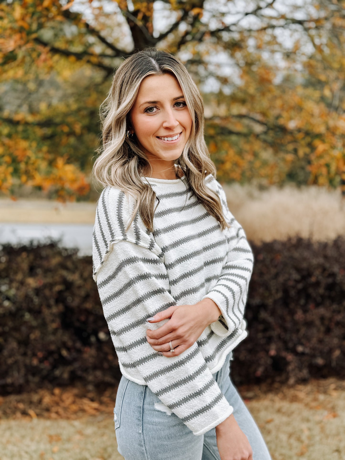 Striped Clara Sweater