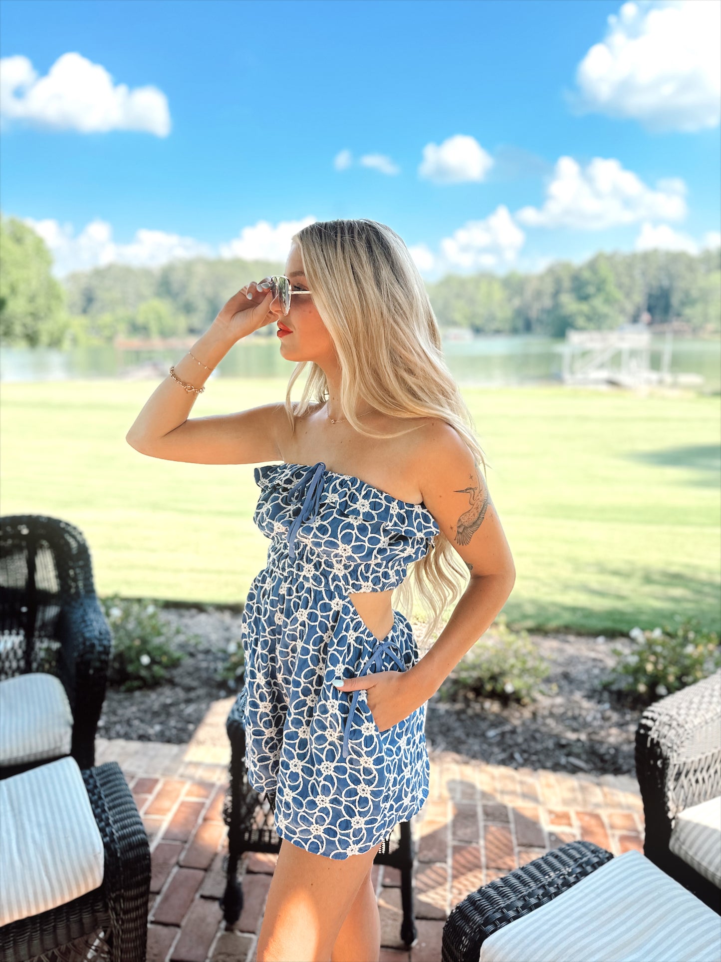 Chloe Floral Romper